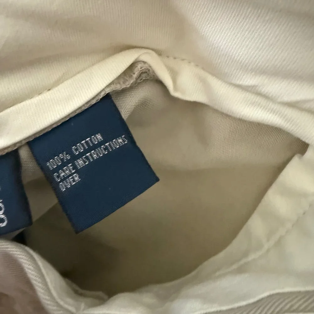 Polo Ralph Lauren Mens Prospect Pant Khaki Tan Chino Trousers 40x30 Cotton Twill